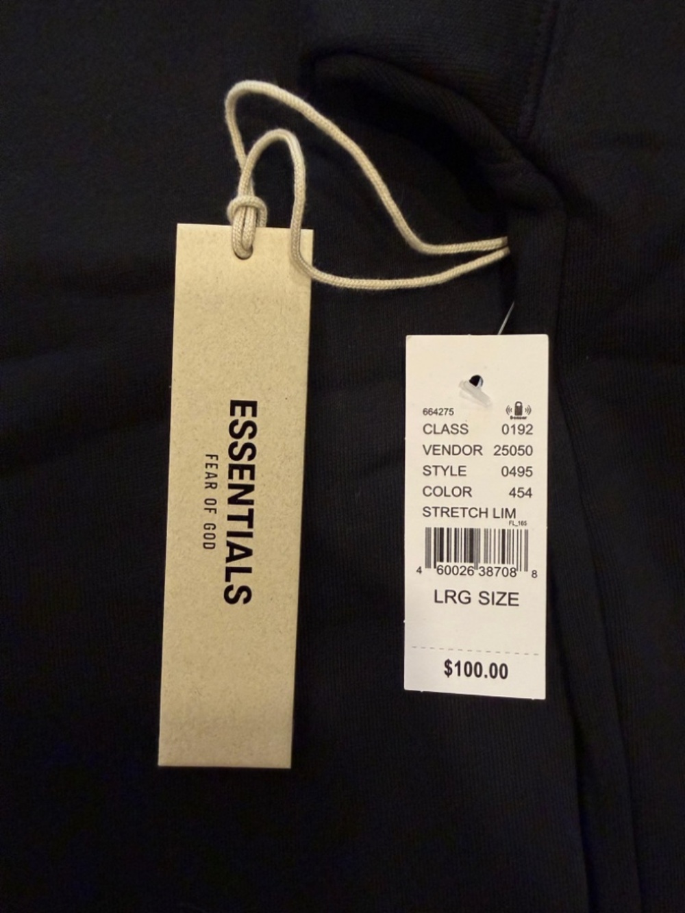 Fear of God Essentials Hoodie in Black - Picture 5 of 15